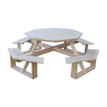 Octagon patio 2025 table seats 8